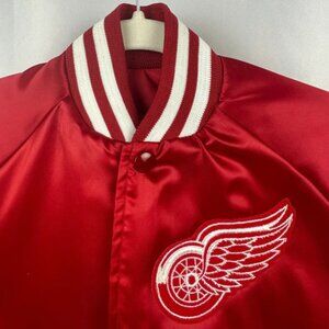 Vintage Detroit Red Wings Bomber Jacket Youth LIKE NEW